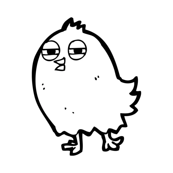 นกการ์ตูนตลก — ภาพเวกเตอร์สต็อก