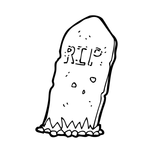 卡通幽灵般的坟墓 — 图库矢量图片