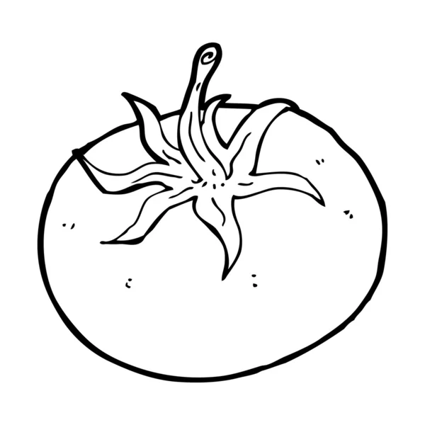 Cartoon tomaat — Stockvector