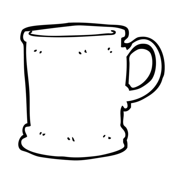 Taza de dibujos animados — Archivo Imágenes Vectoriales