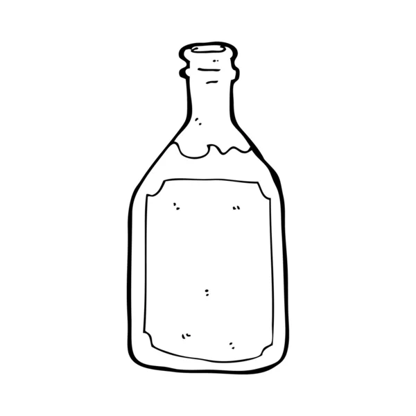 Cartoon whisky fles — Stockvector