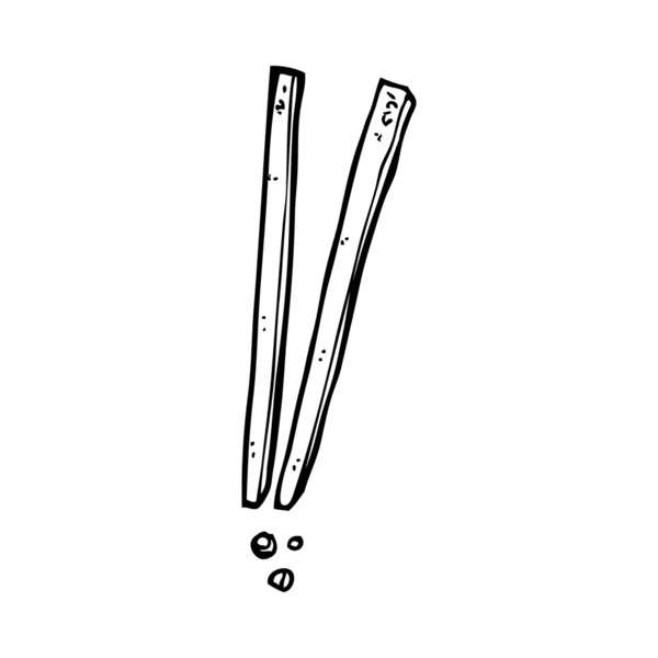 Karikatür chopsticks — Stockvector