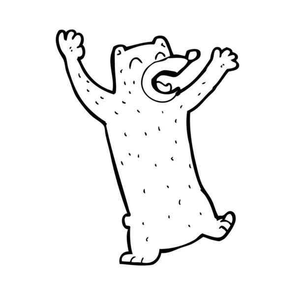 漫画のクマ — ストックベクタ