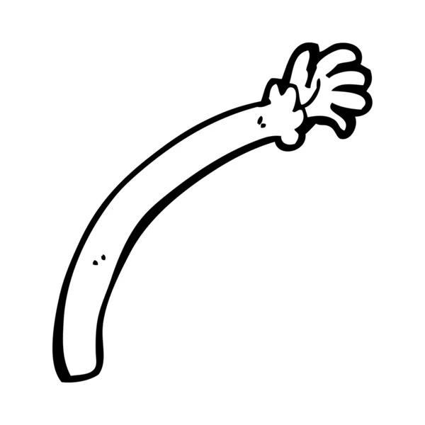 Cartoon arm — Stockvector