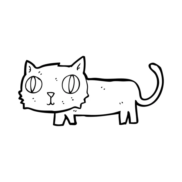 Gato de dibujos animados — Vector de stock