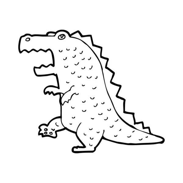 Dinosaure de bande dessinée — Image vectorielle