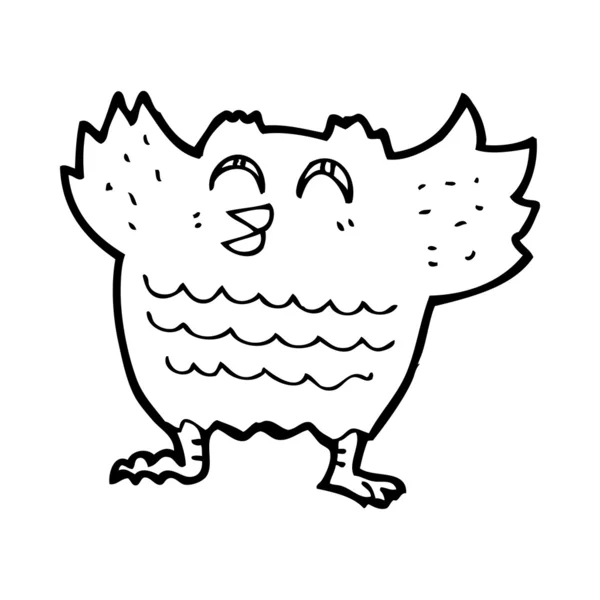 Cartoon owl — Stock vektor