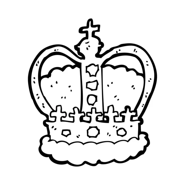 Королевская корона карикатуры — стоковый вектор