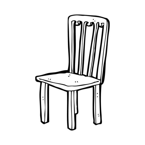 漫画の古い椅子 — ストックベクタ