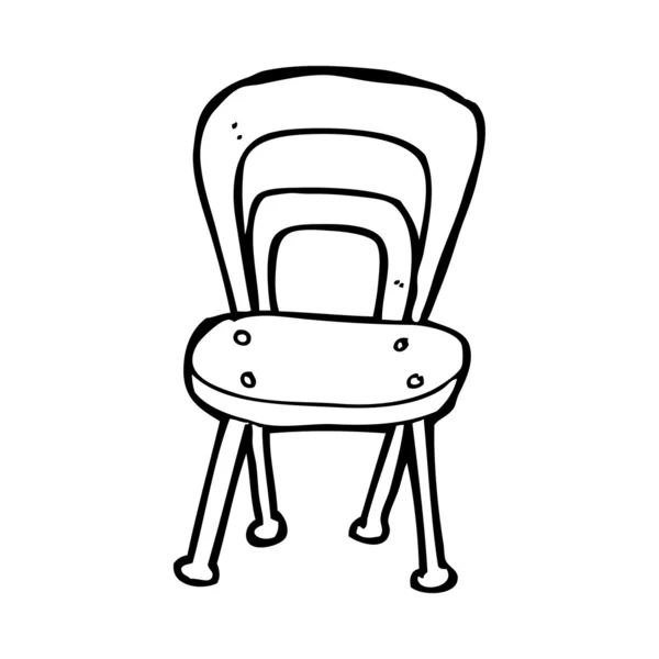 Chaise de dessin animé — Image vectorielle