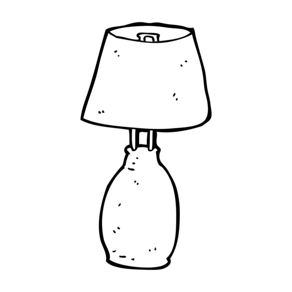 Lampe de dessin animé — Image vectorielle