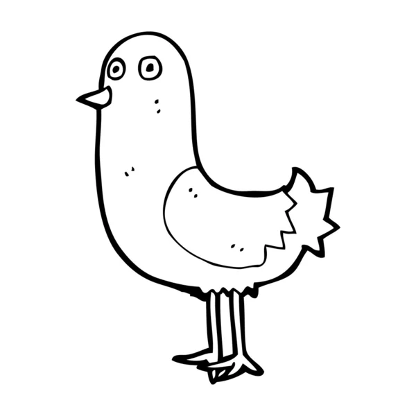 Pájaro de dibujos animados — Vector de stock