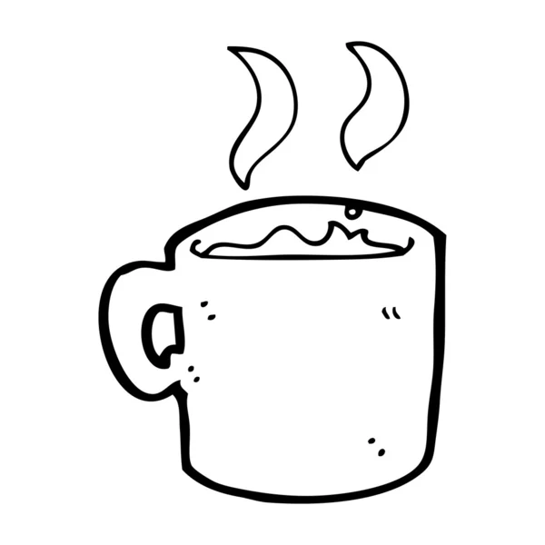 卡通片咖啡杯 — 图库矢量图片