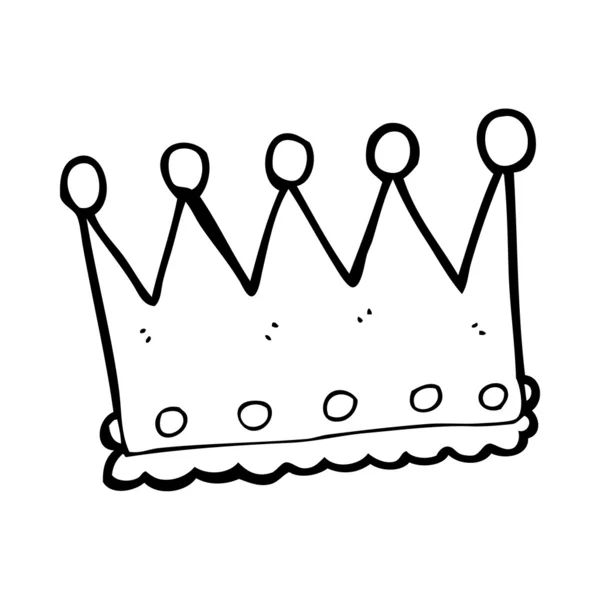 Cartoon crown — Stock Vector