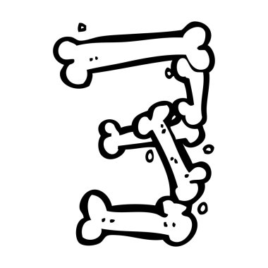 çizgi film cadılar bayramı kemik numarası