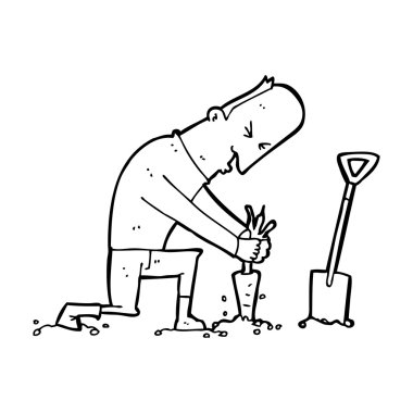 karikatür bahçıvan