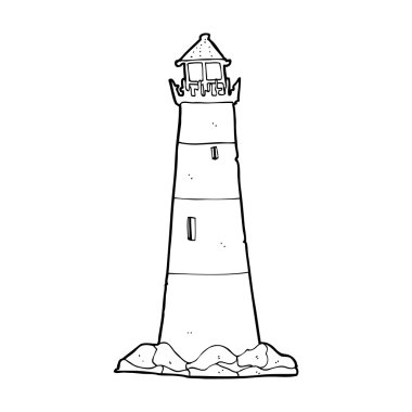 karikatür ışık evi