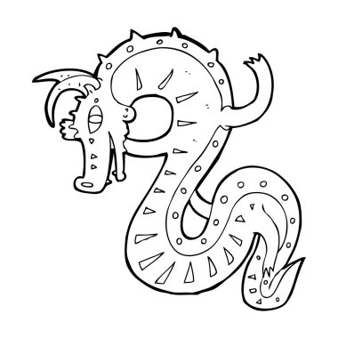 Sakson dragon karikatür