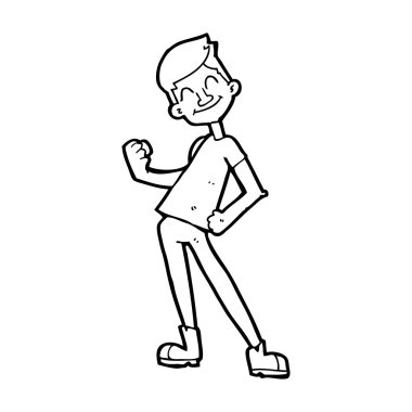 kutlama adam çizgi film