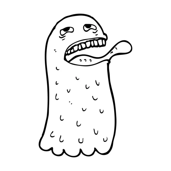 Grappige cartoon ghost — Stockvector