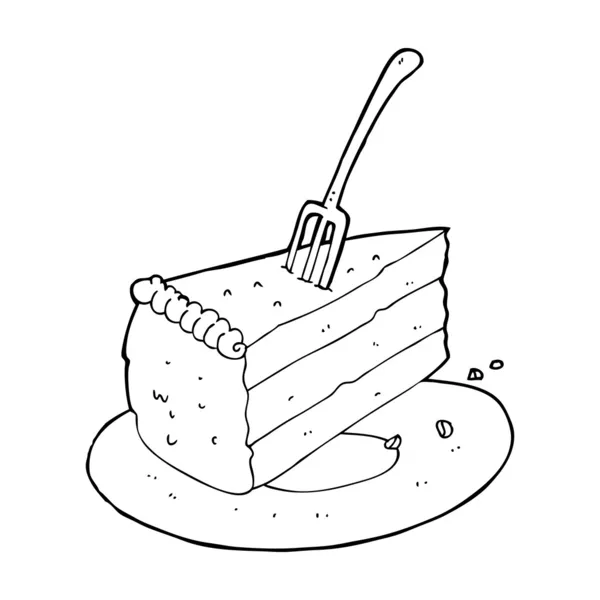 Cartoon cake — Stock Vector