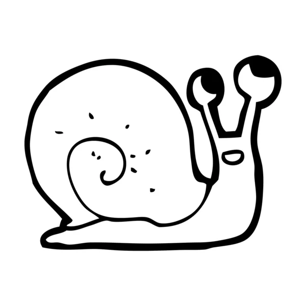 Caracol dos desenhos animados — Vetor de Stock