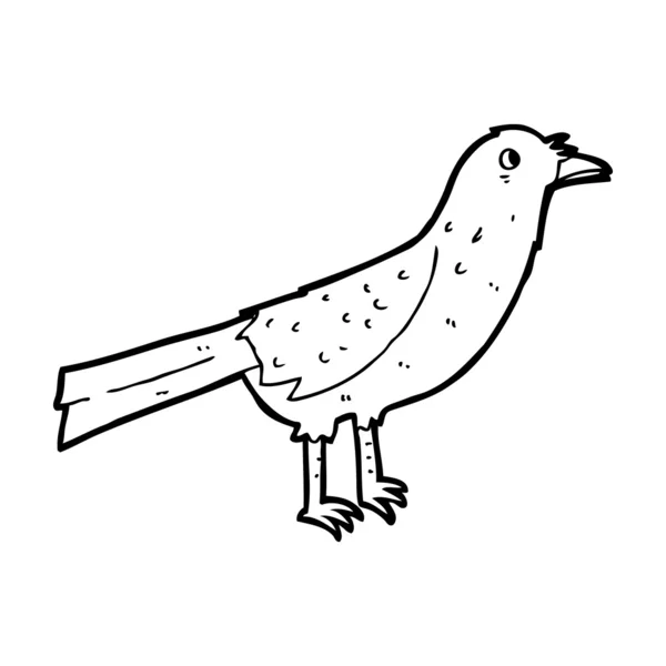 Pájaro de dibujos animados — Vector de stock