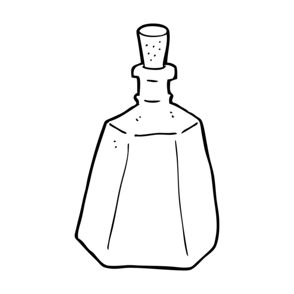 Botella de tinta de dibujos animados — Vector de stock