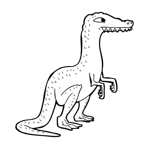 Dinossauro dos desenhos animados — Vetor de Stock