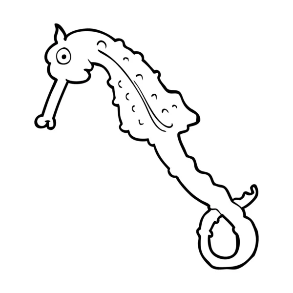 Cavalo-marinho dos desenhos animados — Vetor de Stock