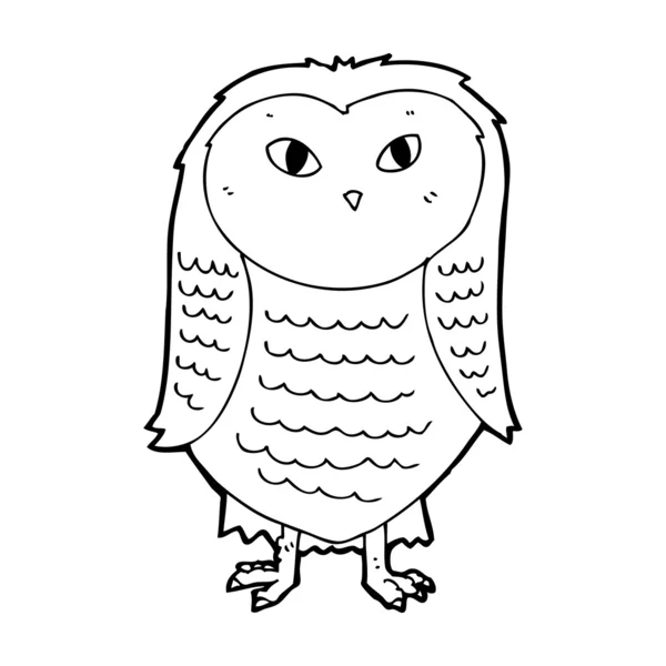 Cartoon owl — Stock vektor