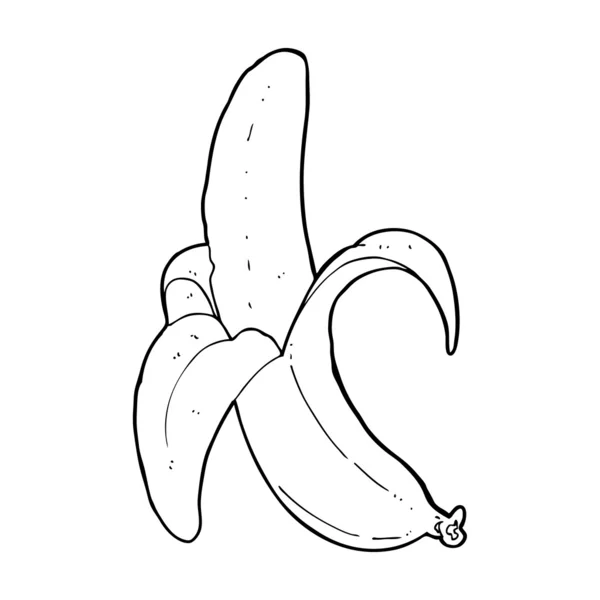 Cartoon banaan — Stockvector