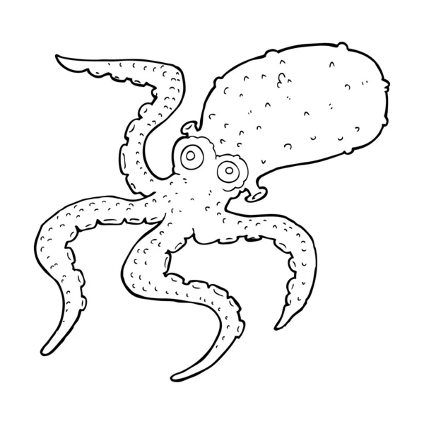 Pulpo de dibujos animados — Vector de stock