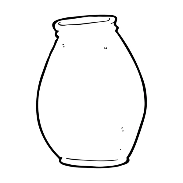 Karikatür vazo — Stok Vektör
