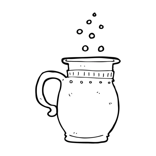 Tanque de cerveza de dibujos animados — Vector de stock