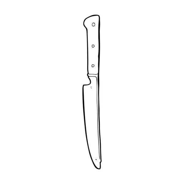 Cuchillo de cocina de dibujos animados — Vector de stock