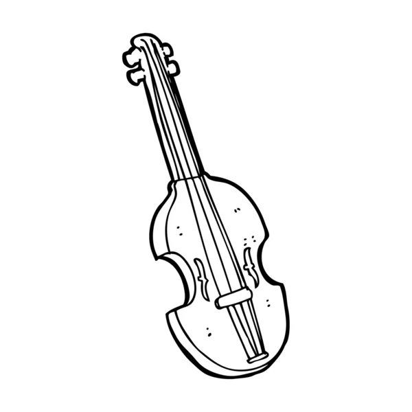 Violino dos desenhos animados — Vetor de Stock