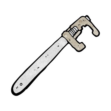 karikatür ayarlanabilir anahtarı