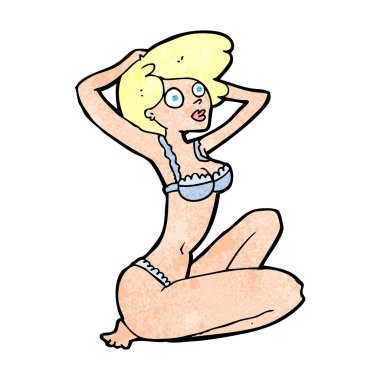 karikatür iç giyim modeli