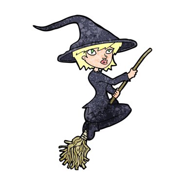 Süpürgeye binen cadı çizgi filmi