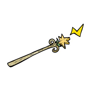 çizgi film sihirli değnek