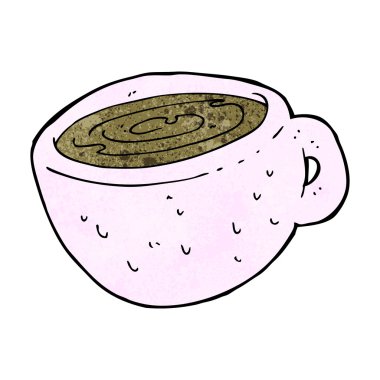 taza de café de la historieta