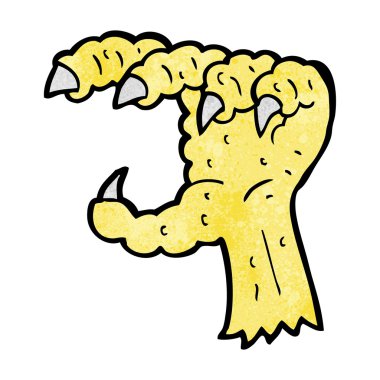 karikatür kuş pençe