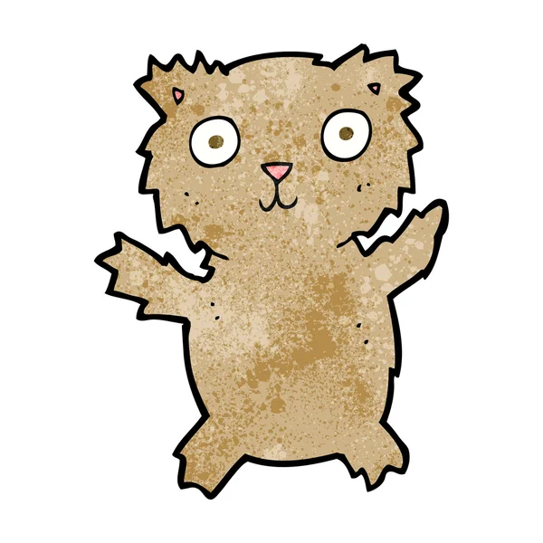 Osito de peluche de dibujos animados — Vector de stock