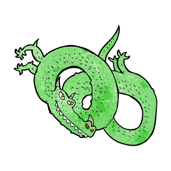 Cartoon dragon — Stock vektor