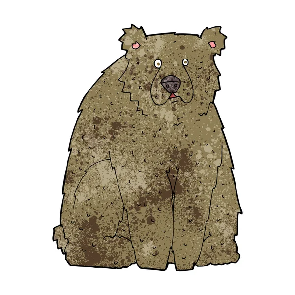 Śmieszne kreskówka niedźwiedź — Wektor stockowy