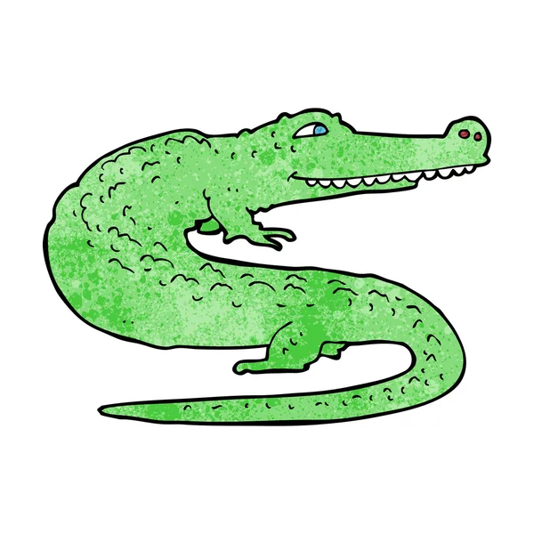 Crocodilo dos desenhos animados — Vetor de Stock