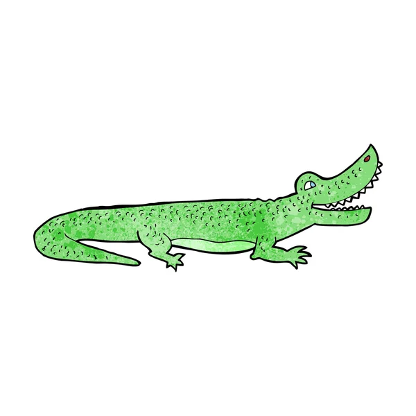 Cartoon happy crocodile — Stock Vector
