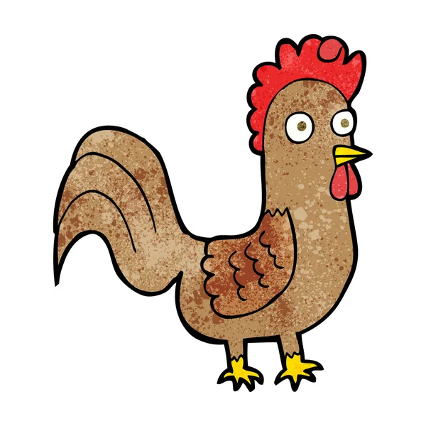 Cartoon rooster — Stock Vector