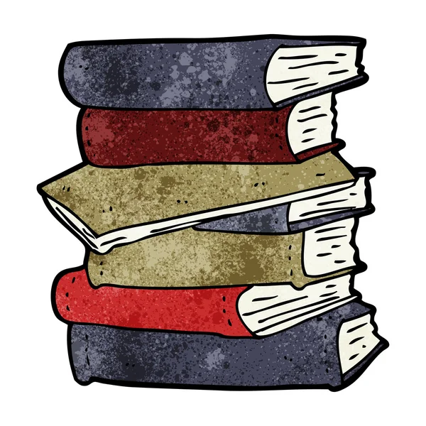 Καρτούν σωρό από βιβλία — Διανυσματικό Αρχείο